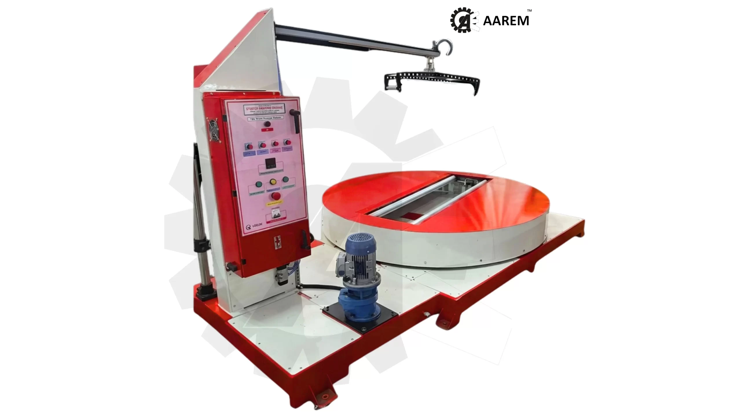 reel stretch wrapping machine manufactured by aarem engineering