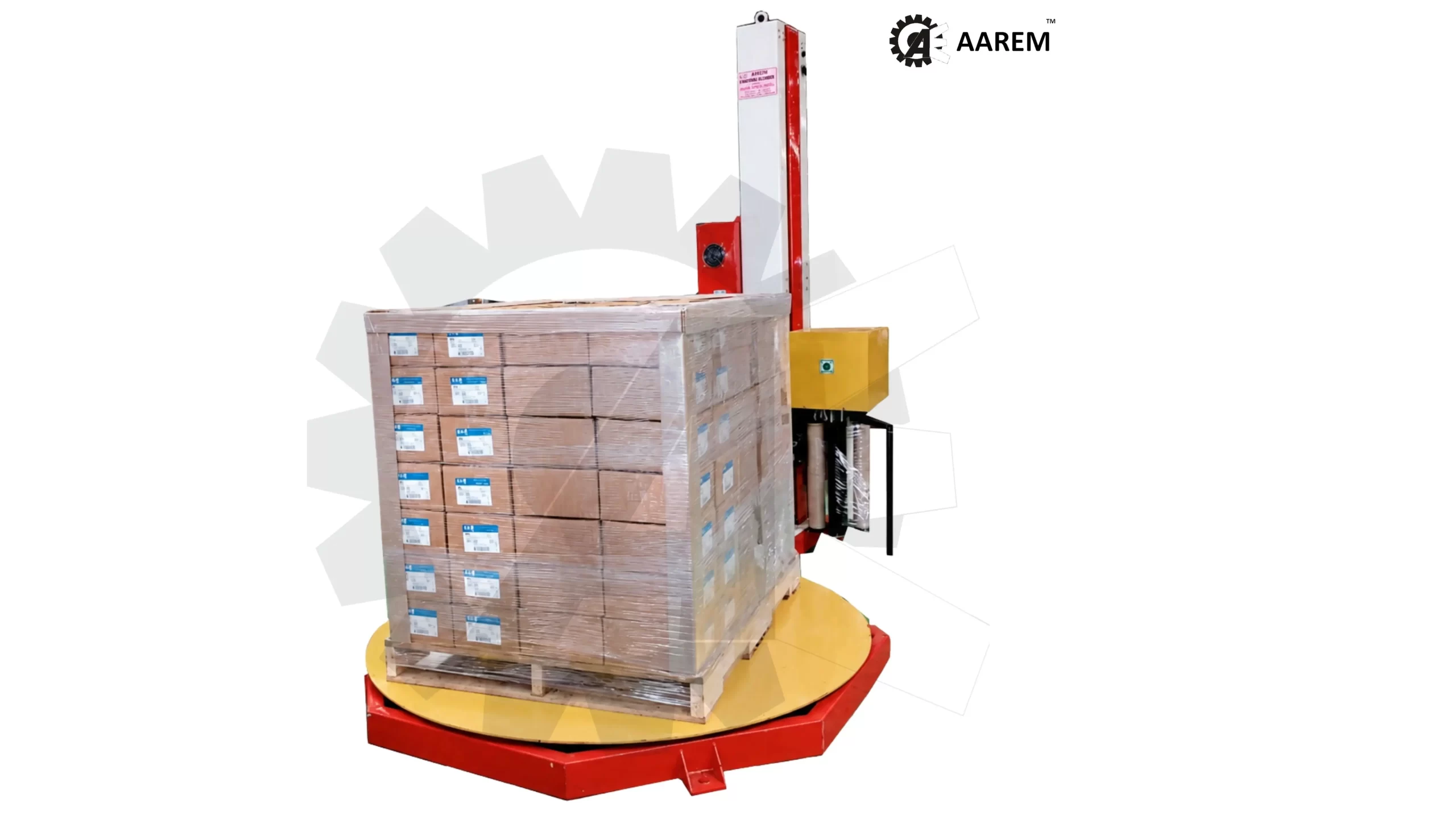 paller stretch wrapping machine by aarem engineering