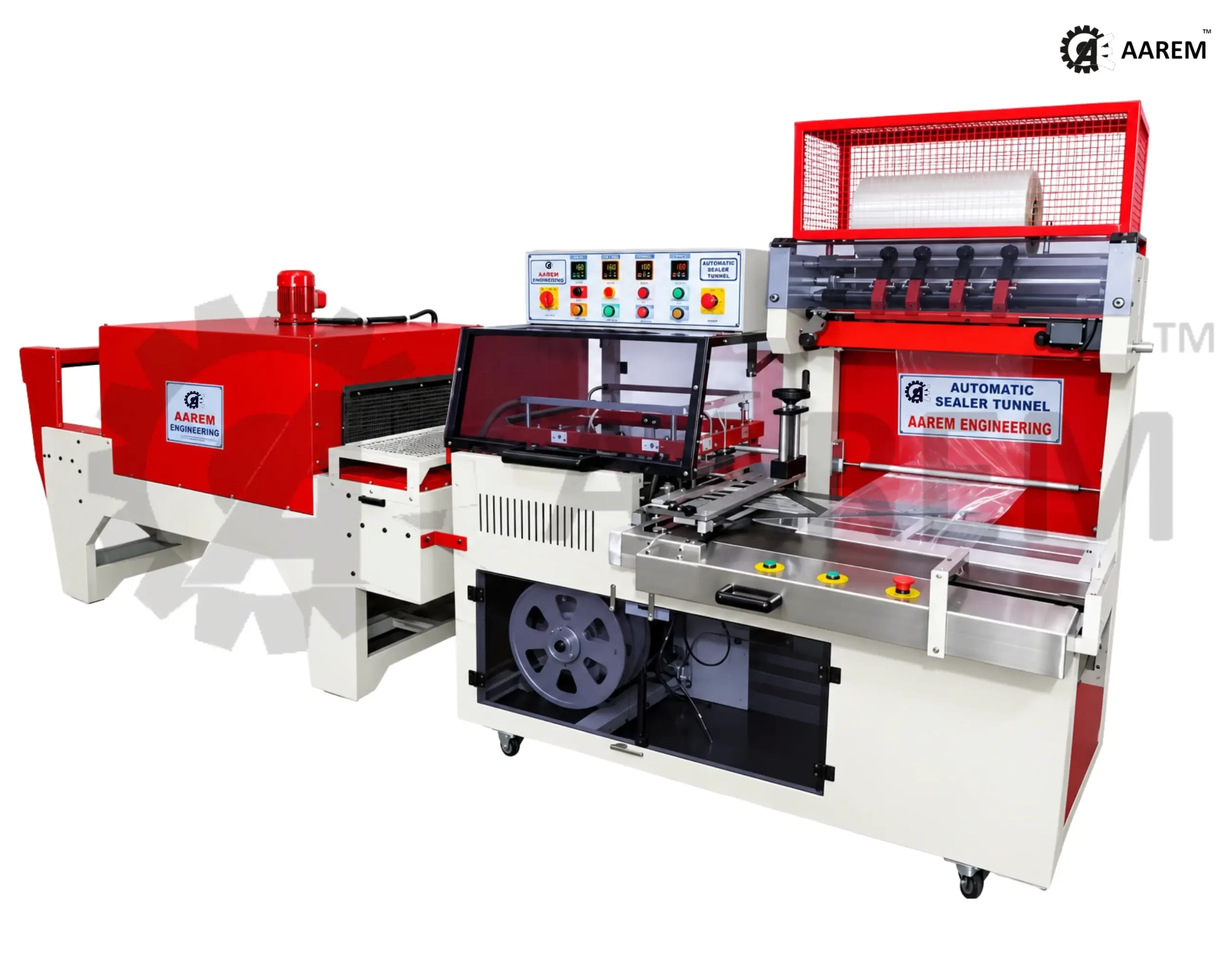 Automatic L-Sealer with Shrink Tunnel