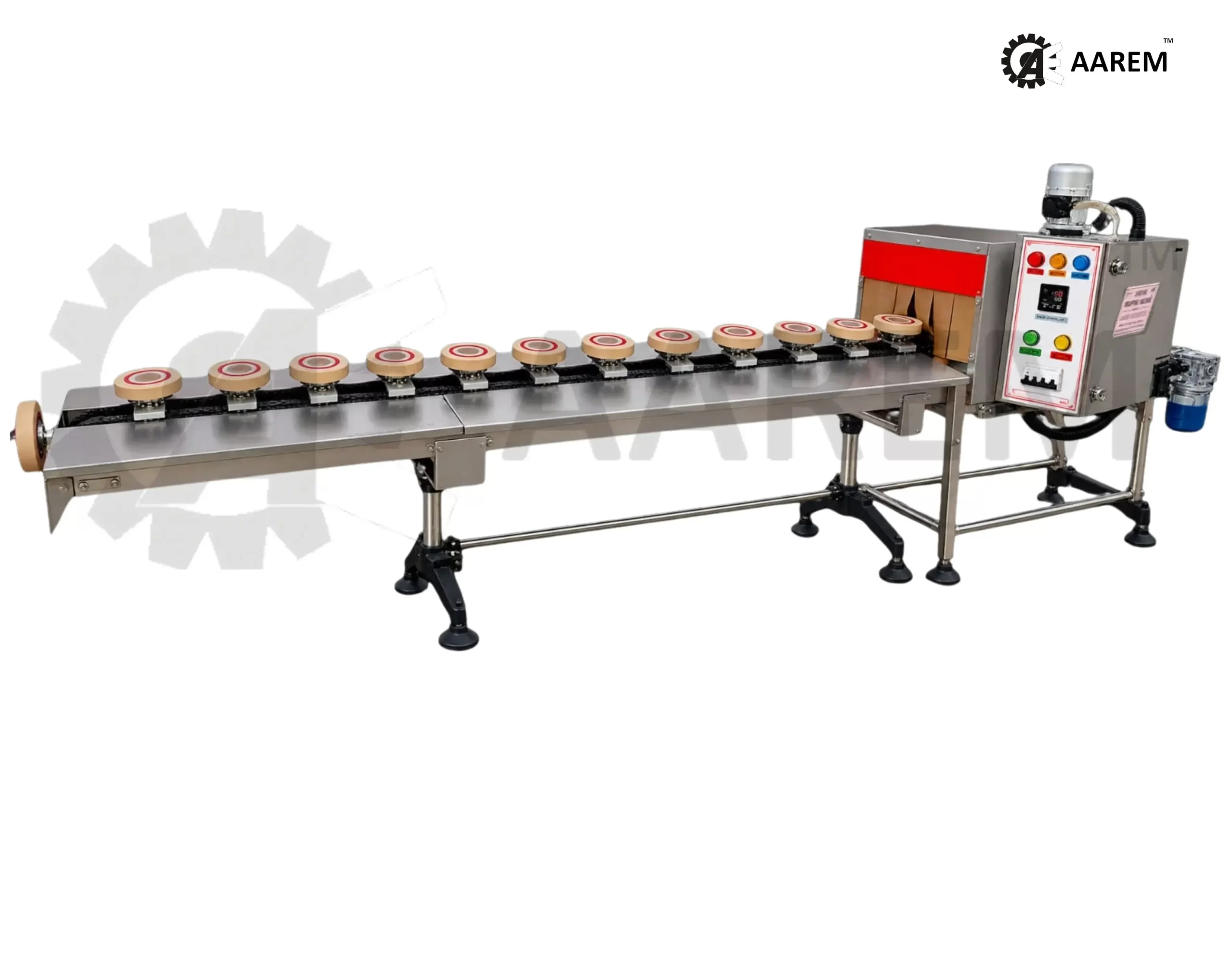 Neck / label sleeving shrink tunnel machine