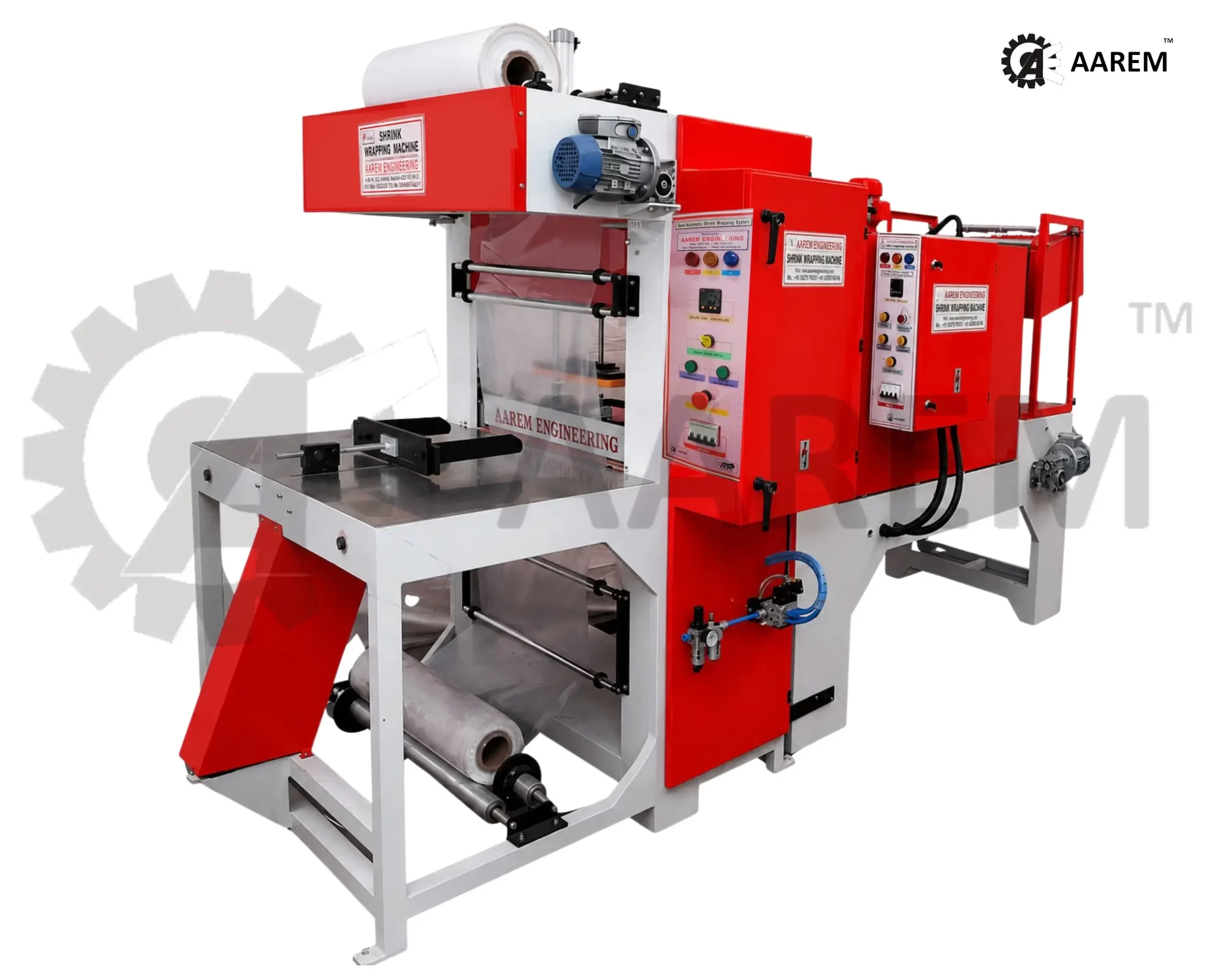 Semi-Automatic Web Sealer with Shrink Tunnel